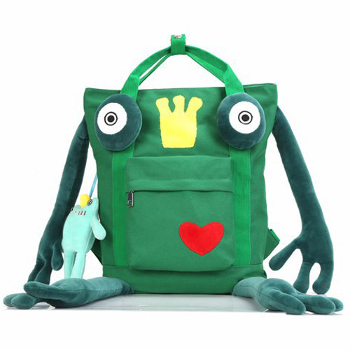 Új modell női táska 3D elemmel, zöld színben