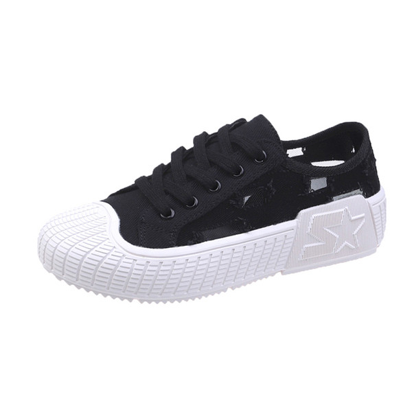 Sieviešu kedas ar šņorēm un gumijas zoli trīs krāsās