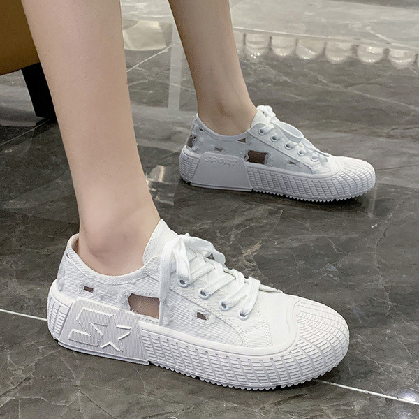 Sieviešu kedas ar šņorēm un gumijas zoli trīs krāsās