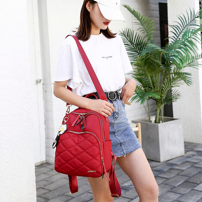 Jauna modeļa sieviešu mākslīgās ādas mugursoma