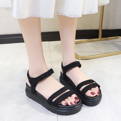 Ikdienas sieviešu sandales ar 5 cm platformu