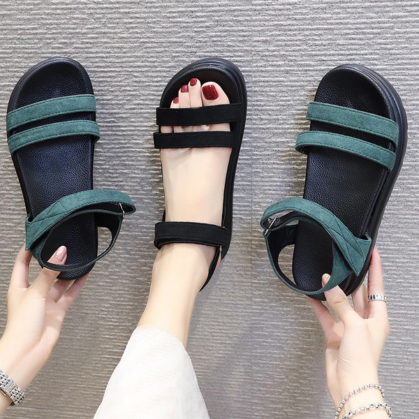 Ikdienas sieviešu sandales ar 5 cm platformu