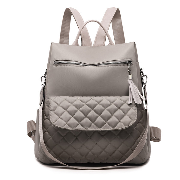 Jauna modeļa sieviešu mugursoma ar kabatām priekšpusē - piemērota ceļojumiem