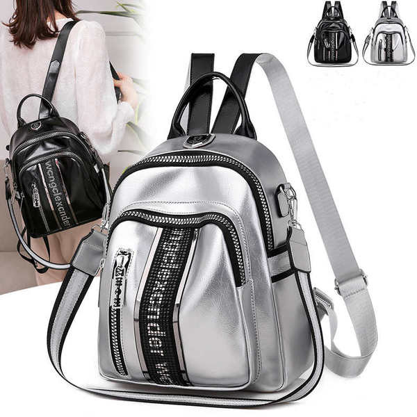 Rucsac de damă cu buzunare și pietre - un model nou