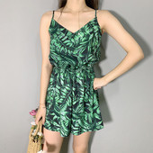 Γυναικεία ολόσωμη φόρμα με λεπτές τιράντες