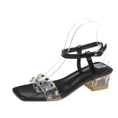 Modernas sandales ar metāla elementu un silikona siksniņu