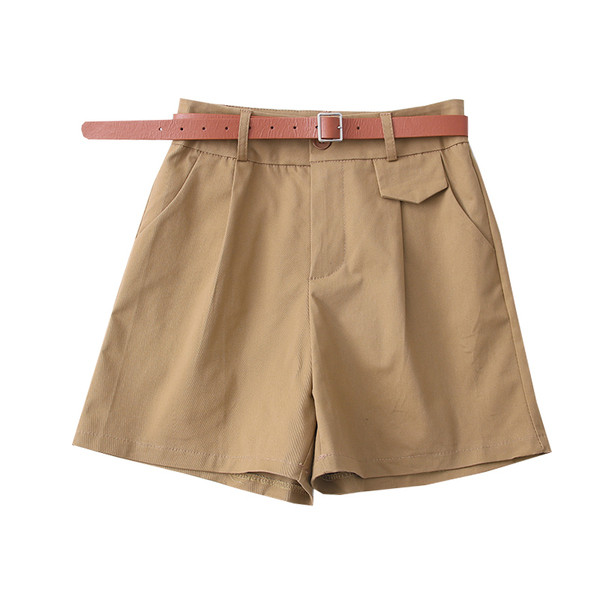 Jauns sieviešu bikšu modelis ar kabatām un jostu