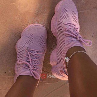 Modernas sieviešu tekstila kedas ar mežģīnēm vairākās krāsās