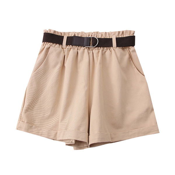 Moodsad naiste lühikesed püksid taskute ja vööga