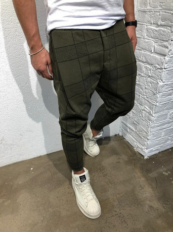 НОВ модел мъжки дълъг панталон широк модел с джобове 