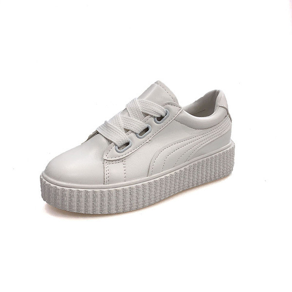 Ikdienas sieviešu kedas baltas ar satīna saitēm