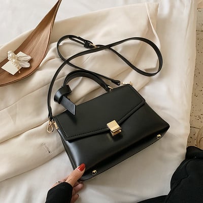 Moderna sieviešu soma no eko ādas ar diviem rokturiem