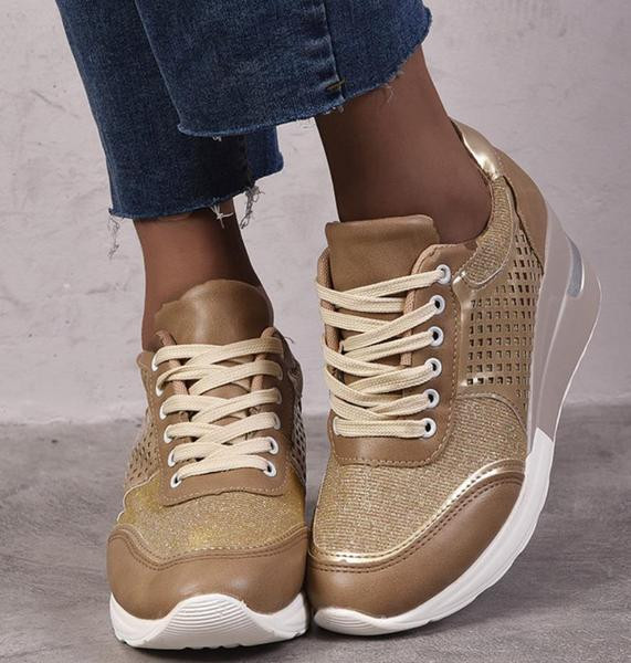 Mūsdienīgas ikdienas kedas ar platformu no eko ādas - lieli izmēri