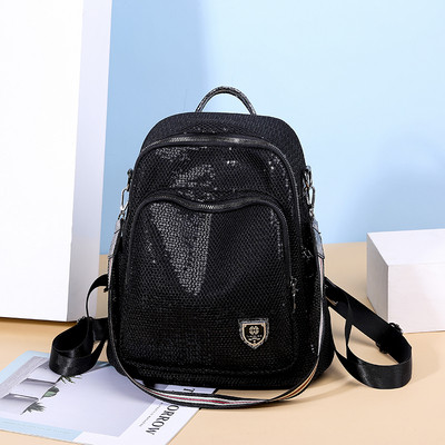 Uut mudelit musta värvi litritega naiste seljakott