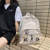 Sieviešu sporta mugursoma ar margrietiņu un priekšējo kabatu