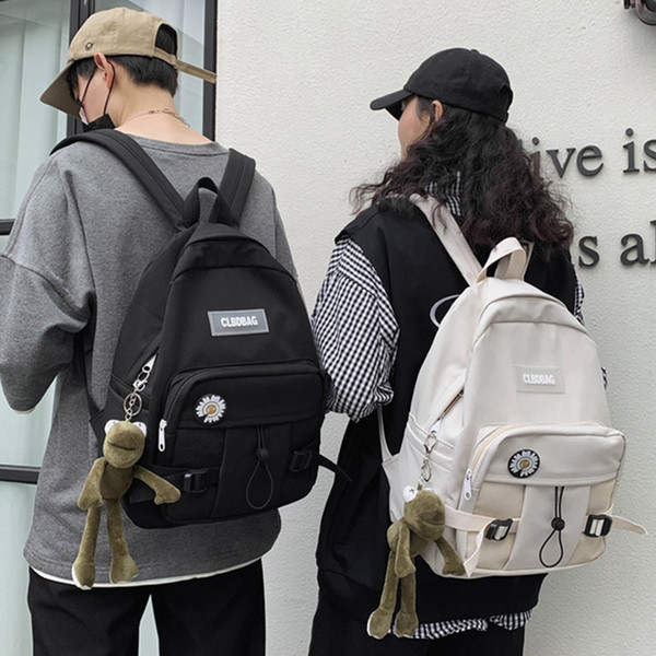 Sieviešu sporta mugursoma ar margrietiņu un priekšējo kabatu