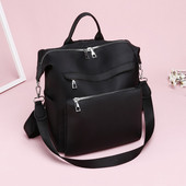 Hétköznapi női hátizsák hosszú vállfogantyúval