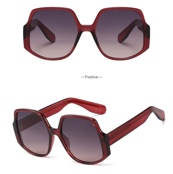 Sieviešu lielas kvadrātveida saulesbrilles