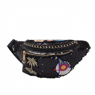 Jauna modeļa sieviešu soma viduklim un pleciem ar fliteriem