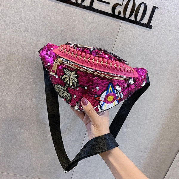 Jauna modeļa sieviešu soma viduklim un pleciem ar fliteriem