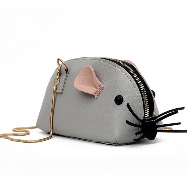 Új modell női táska fém lánccal és 3D elemmel