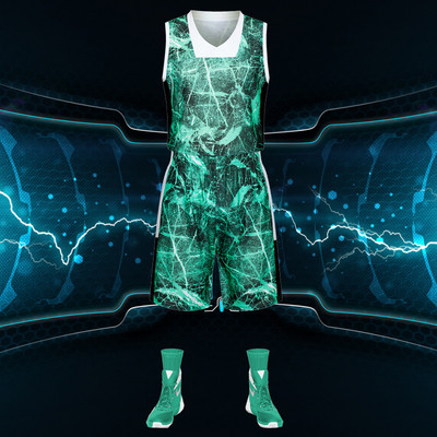 Férfi kosárlabda készlet - felső és rövidnadrág