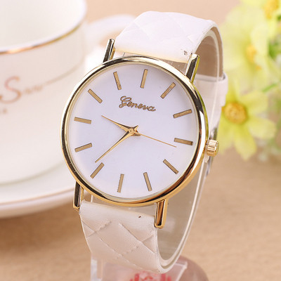 Sieviešu pulkstenis ar mākslīgās ādas siksniņu