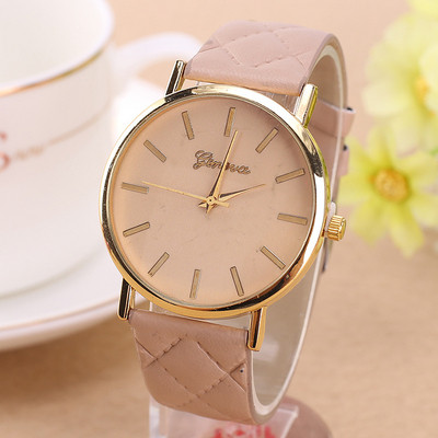 Sieviešu pulkstenis ar mākslīgās ādas siksniņu