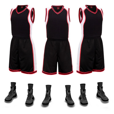 Vīriešu basketbola komanda no ātri žūstoša auduma