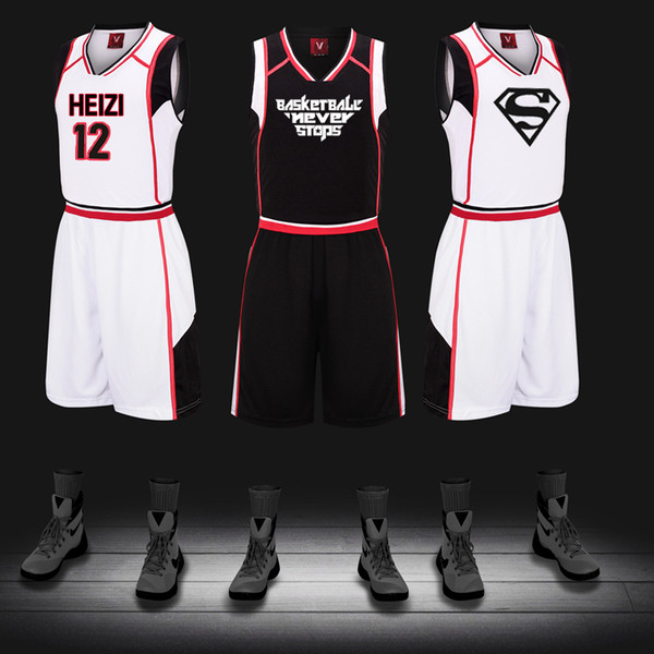 Vīriešu basketbola komanda no ātri žūstoša auduma