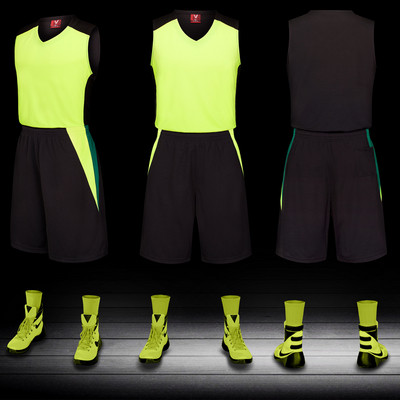 Férfi kosárlabda csapat gyorsan száradó anyagból - póló és rövidnadrág