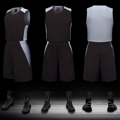 Férfi kosárlabda csapat gyorsan száradó anyagból - póló és rövidnadrág