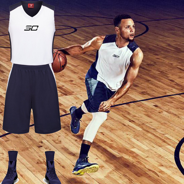 Férfi kosárlabda csapat gyorsan száradó anyagból - póló és rövidnadrág