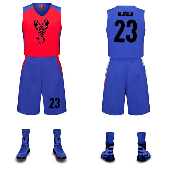 Férfi kosárlabda csapat gyorsan száradó anyagból - póló és rövidnadrág