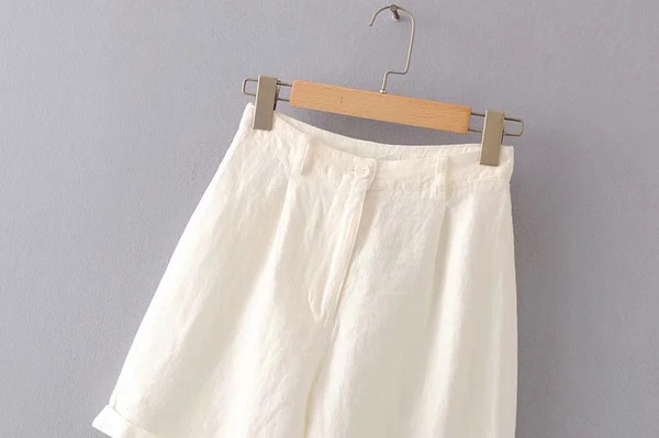 Sieviešu ikdienas šorti - ar augstu vidukli