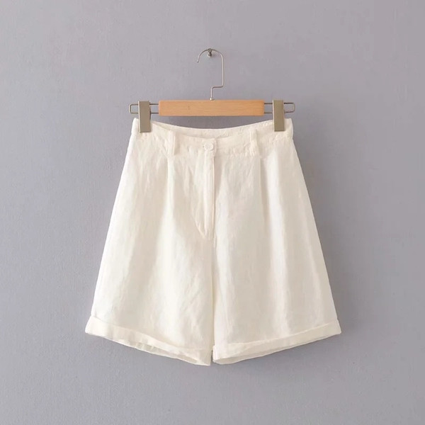 Sieviešu ikdienas šorti - ar augstu vidukli