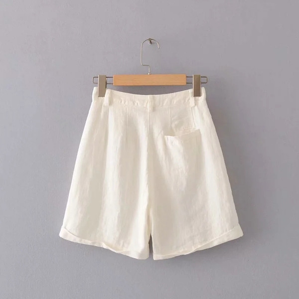 Sieviešu ikdienas šorti - ar augstu vidukli