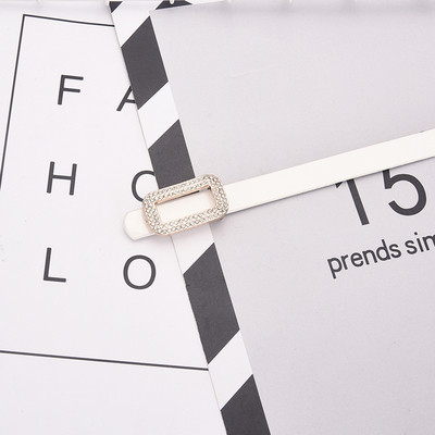 Női öv öko bőrből és fém díszítéssel - többféle modell