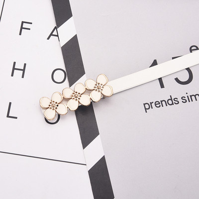 Női öv öko bőrből és fém díszítéssel - többféle modell