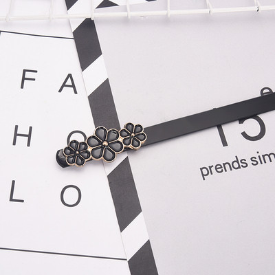 Női öv öko bőrből és fém díszítéssel - többféle modell