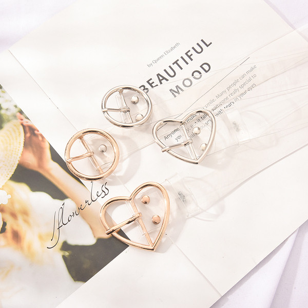 Női szilikon öv felirattal és fém elemmel