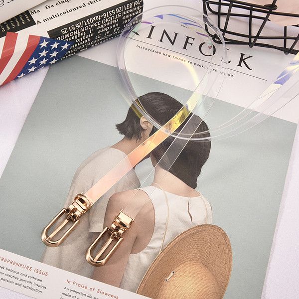 Sieviešu josta ar metāla elementu - divi modeļi