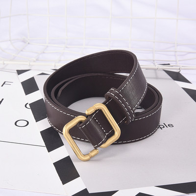 Női öko bőr öv fém elemmel