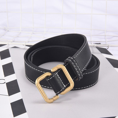 Női öko bőr öv fém elemmel