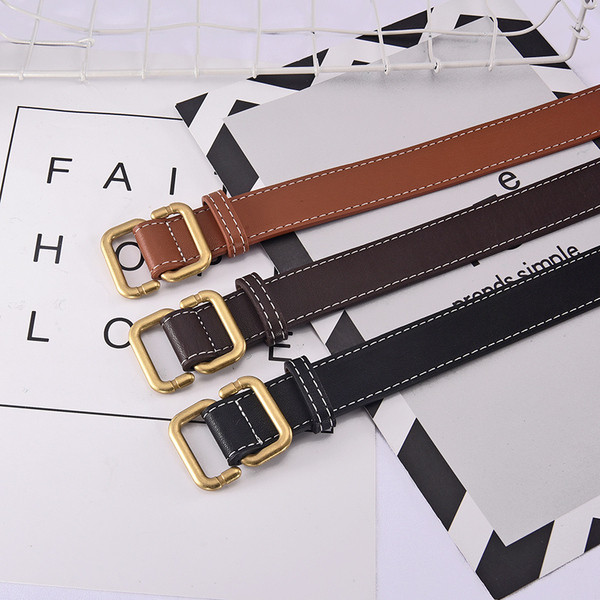 Sieviešu eko ādas josta ar metāla elementu