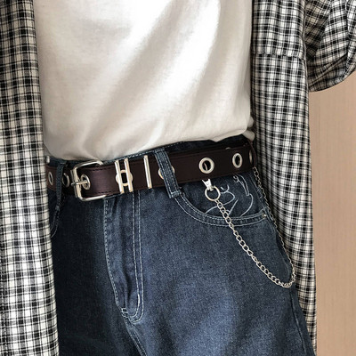 Retro mudel naiste nahast vöö metallelemendiga - kaks mudelit