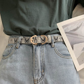 Női öv sima vagy kígyómintás modell