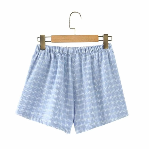Ikdienas rūtaini sieviešu šorti