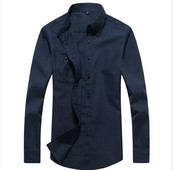 Férfi hosszú ujjú ing klasszikus modell