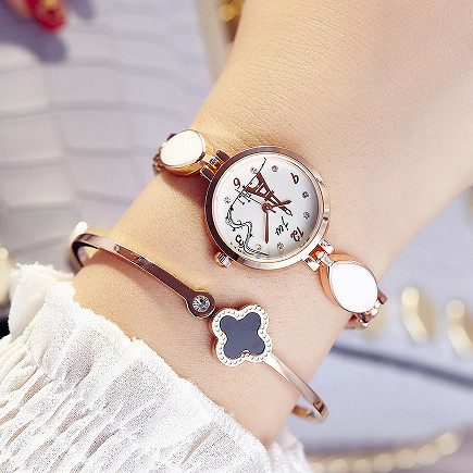 Kvarca pulkstenis ar nerūsējošā tērauda siksniņu